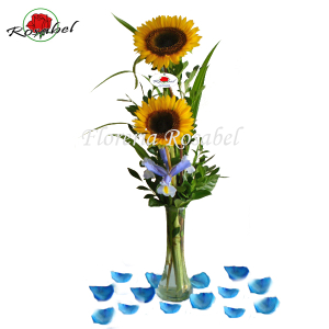 Florero de dos Girasoles Cdo 03 Florero de dos Girasoles Cdo 03