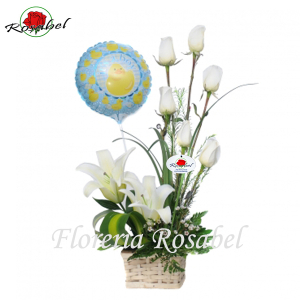 Arreglo Floral de Nacimiento Niño Cdo.02 Arreglo Floral de Nacimiento Niño Cdo.02