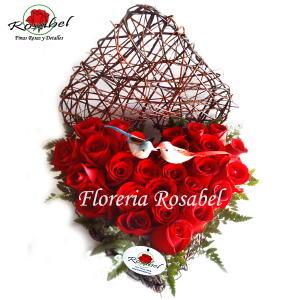 Corazon de Rosas Rojas Lima Cod 01 Corazon de Rosas Rojas Lima Cod 01