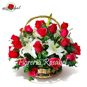 Canasta de Rosas Rojas Cdo 02 Canasta de Rosas Rojas Cdo 02