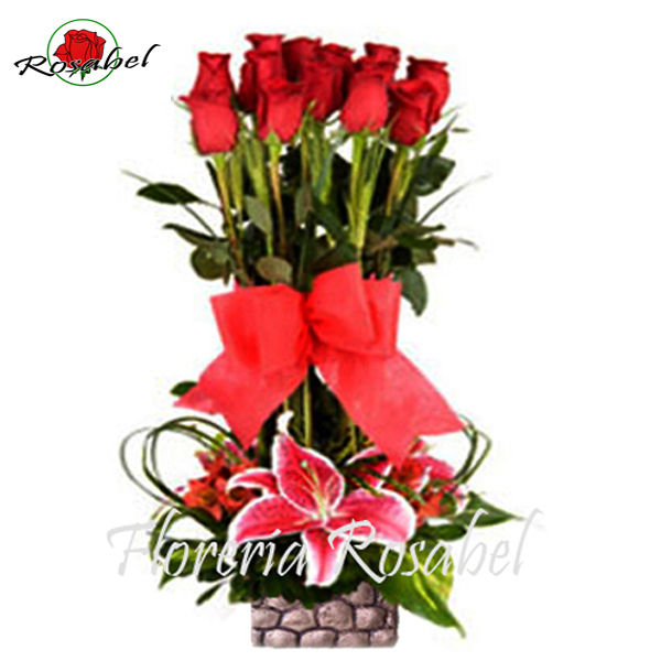 Arreglo Floral de Rosas Rojas Delivery