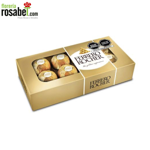 Caja de 8 bombones Ferrero Rocher Caja de 8 bombones Ferrero Rocher