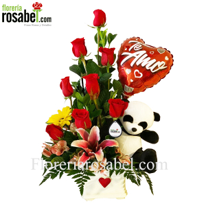 Arreglos florales con oso de peluche y globos.jpg Arreglos florales con oso de peluche y globos.jpg