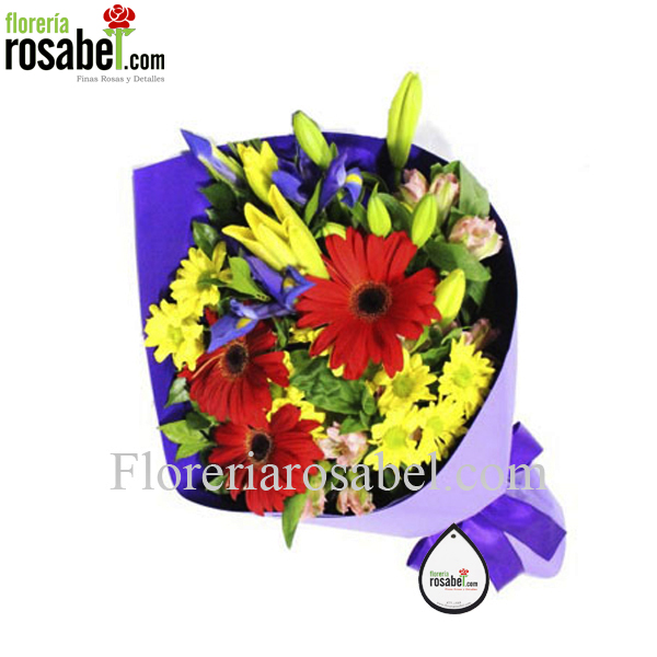 Ramo de flores para cumpleaños, lima Ramo de flores para cumpleaños, lima