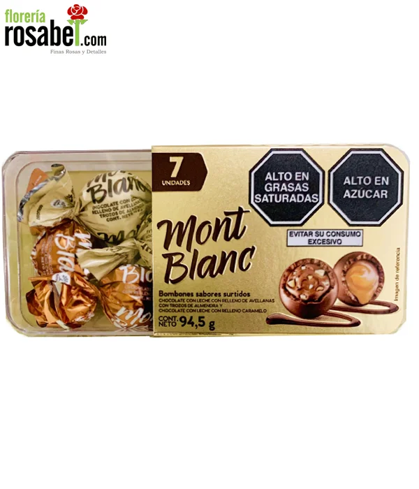 Bombones Montblanc Sabores Surtidos Pack 7 Empaque 94,5 g