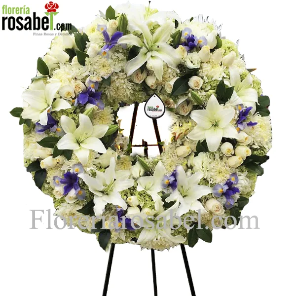 Corona Funebre de Flores para velorio delivery