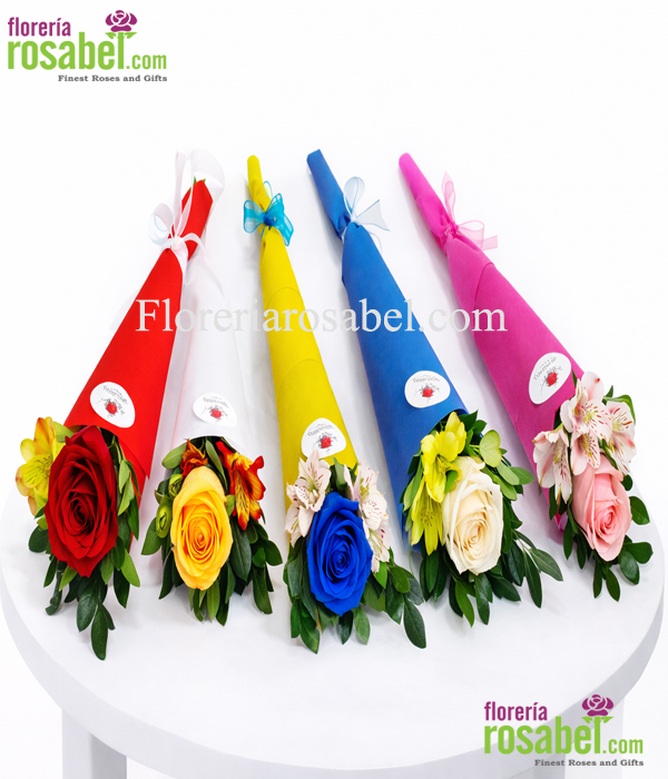 Ramitos de rosas individuales para mujer con entrega a domicilio en Lima